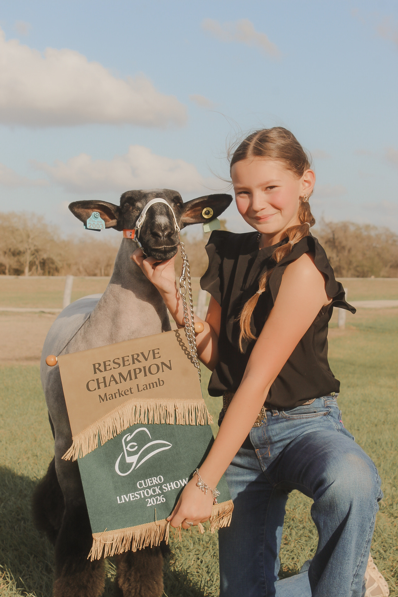 Reserve Champion Market Lamb — Cuero Livestock Show 2026